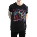 Miniatyrbillede 3 af 5: Marvel Mens Guardians Of The Galaxy Neon Star Lord T-Shirt