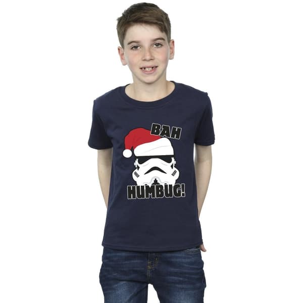 Star Wars Pojkar Episod IV: Ett nytt hopp Hjälm Humbug T-shirt