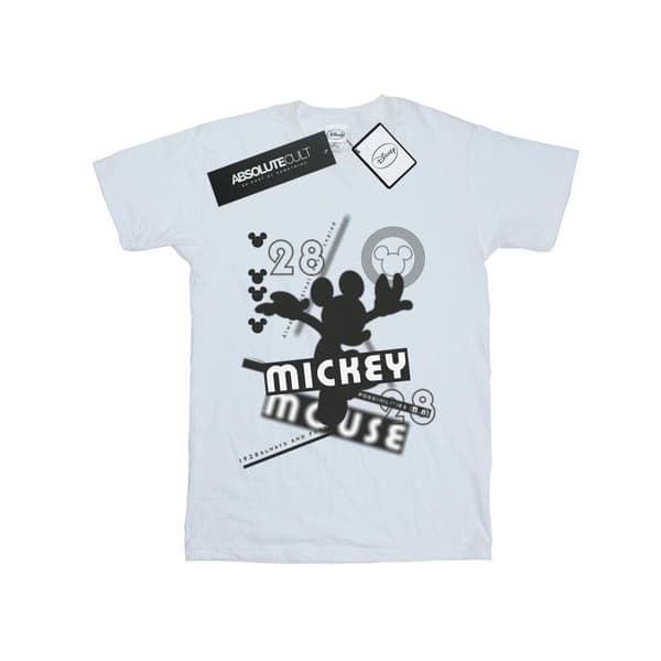 Disney Girls Mickey Mouse Always And Forever Cotton T-Shirt White 7-8 Years