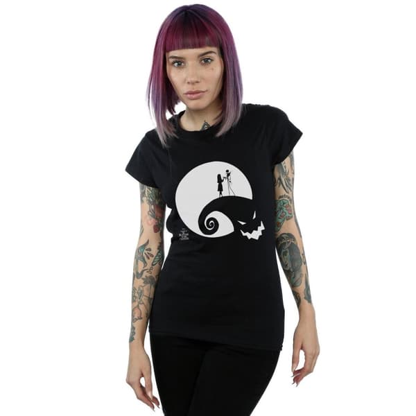 Disney Dam/Lady - Nightmare Before Christmas Moon Oogie Boogie - T-shirt i bomull