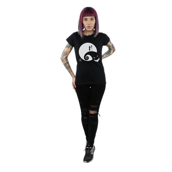 Disney Dam/Lady - Nightmare Before Christmas Moon Oogie Boogie - T-shirt i bomull