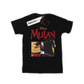 Miniatyrbild 1 av 3: Disney T-shirt i bomull med hästram från Mulan-filmen för flickor
