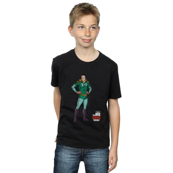 The Big Bang Theory Boys Sheldon Superhero T-Shirt
