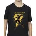 Miniatyrbillede 3 af 4: DC Comics Boys Black Adam Golden Bolt Chest T-Shirt
