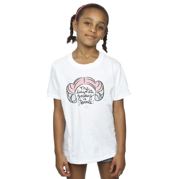 Star Wars Girls Princess Leia Future Of The Galaxy Cotton T-Shirt