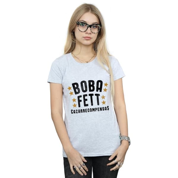 Star Wars Dam/Tjej Boba Fett Legends Tribute T-shirt i bomull