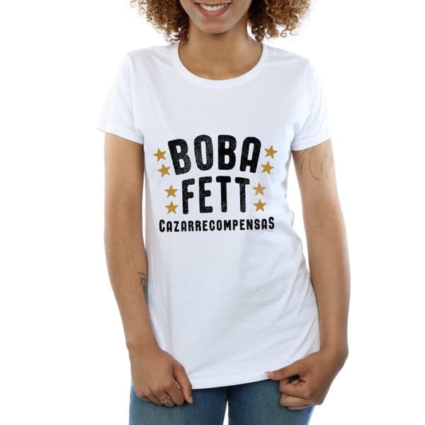 Star Wars Dam/Tjej Boba Fett Legends Tribute T-shirt i bomull
