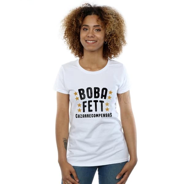 Star Wars Dam/Tjej Boba Fett Legends Tribute T-shirt i bomull