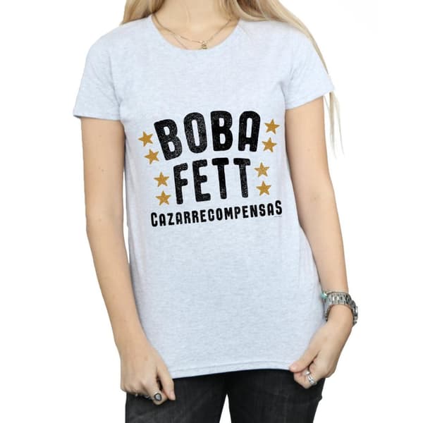 Star Wars Dam/Tjej Boba Fett Legends Tribute T-shirt i bomull