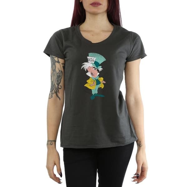 Disney Klassisk Mad Hatter T-shirt i bomull för damer/kvinnor