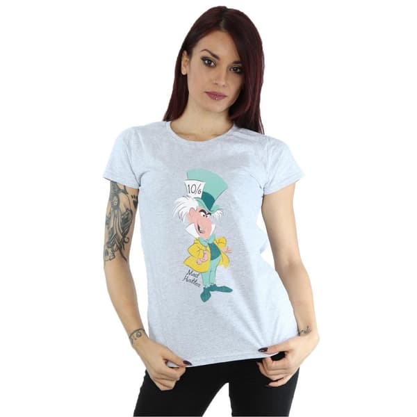 Disney Klassisk Mad Hatter T-shirt i bomull för damer/kvinnor