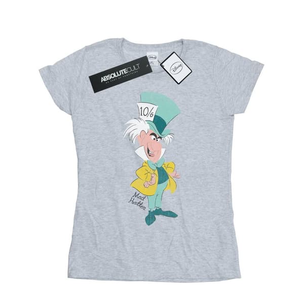 Disney Klassisk Mad Hatter T-shirt i bomull för damer/kvinnor