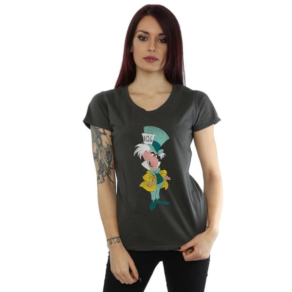 Disney Klassisk Mad Hatter T-shirt i bomull för damer/kvinnor