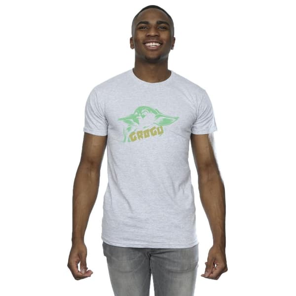 Star Wars Mens The Mandalorian Grogu The Child Splat T-Shirt