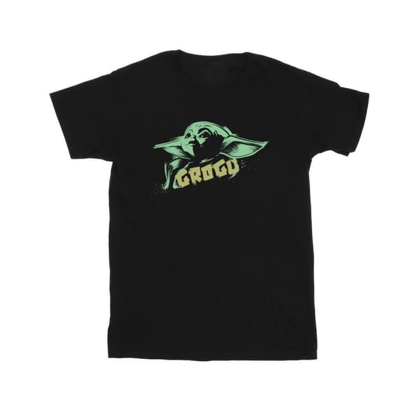 Star Wars Mens The Mandalorian Grogu The Child Splat T-Shirt