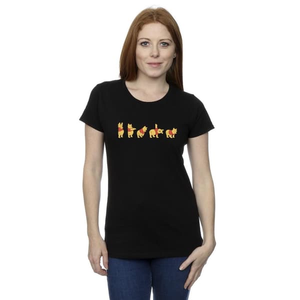 Disney Womens/Ladies Winnie The Pooh Stretching Cotton T-Shirt