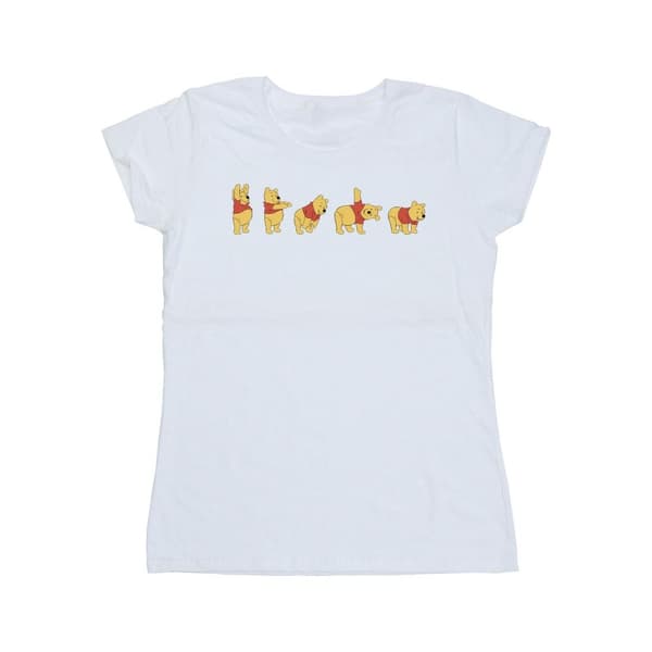 Disney Womens/Ladies Winnie The Pooh Stretching Cotton T-Shirt