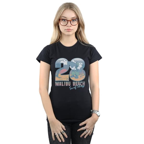 Disney Dam/Tjej - Musse Pigg Surf Shop - T-shirt i bomull