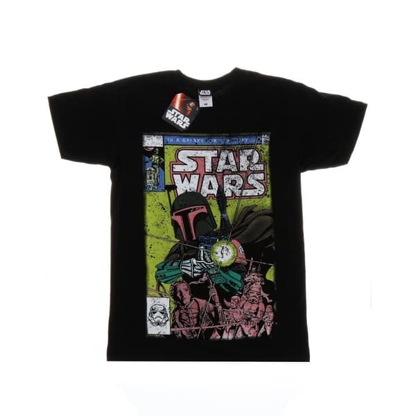 Star Wars Mens Boba Fett Comic T-Shirt