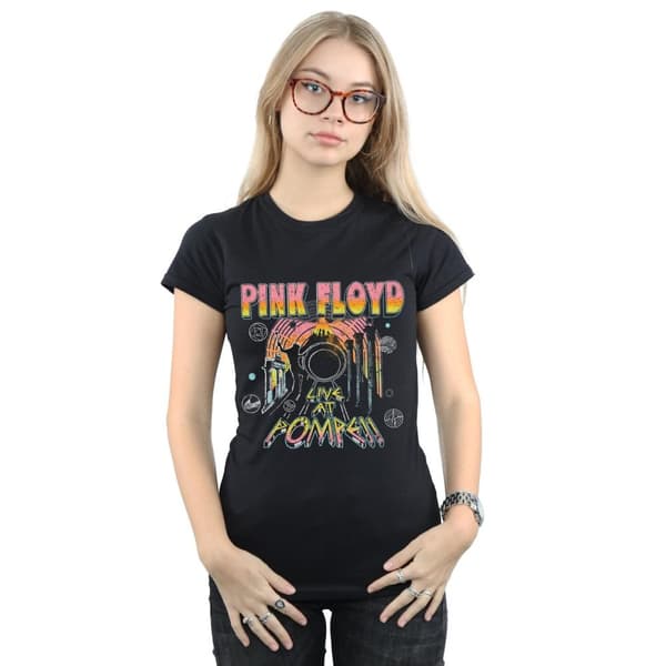 Pink Floyd Womens/Ladies Live At Pompeii Cotton T-Shirt