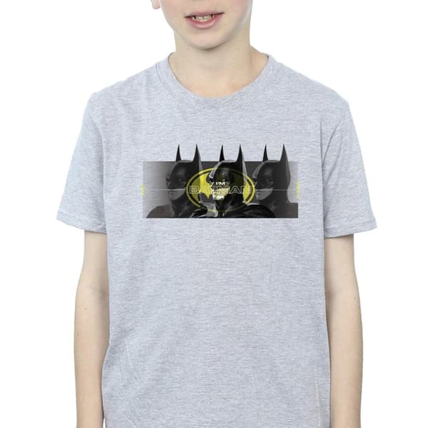 DC Comics Boys The Flash Batman Portraits T-Shirt