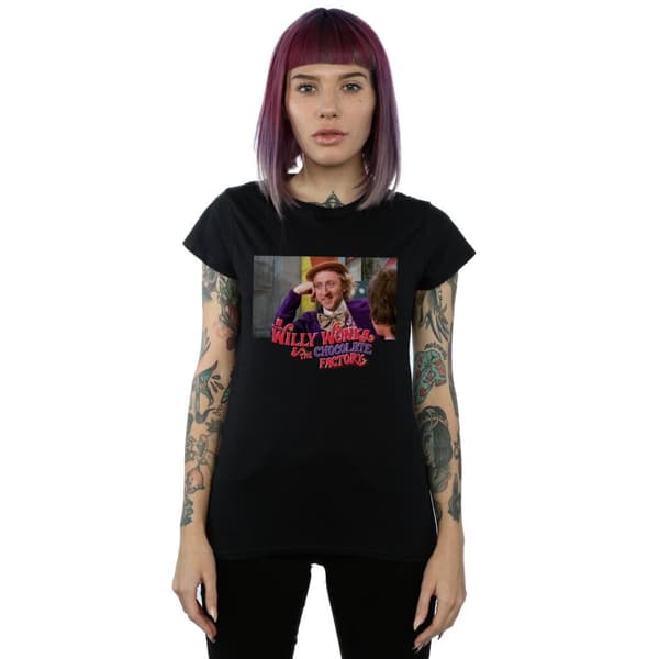Willy Wonka And The Chocolate Factory Dam/Tjej - Condescending Wonka - Bomulls-T-shirt