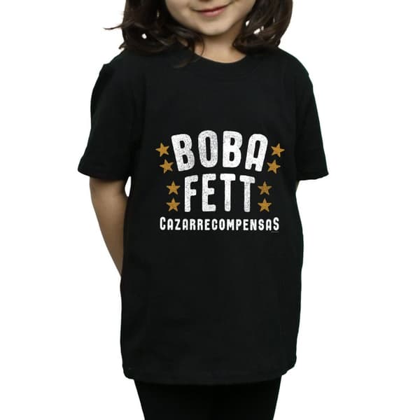 Star Wars Boba Fett Legends Tribute T-shirt i bomull för flickor