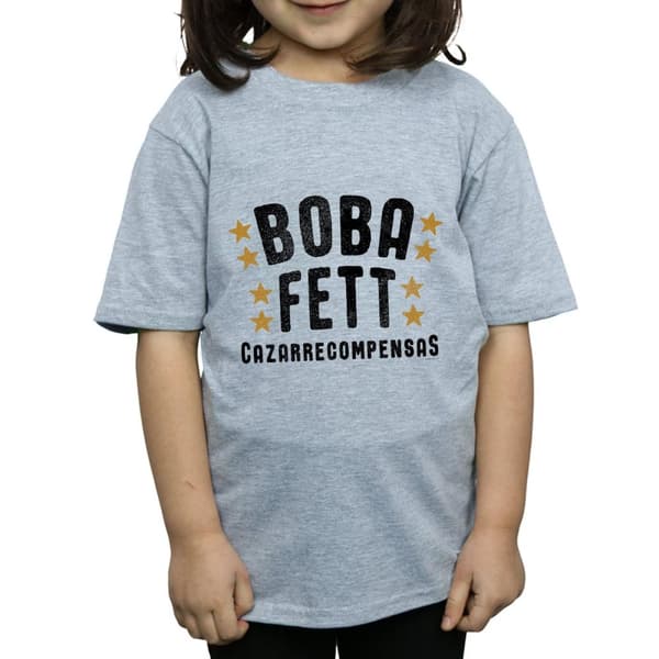 Star Wars Boba Fett Legends Tribute T-shirt i bomull för flickor