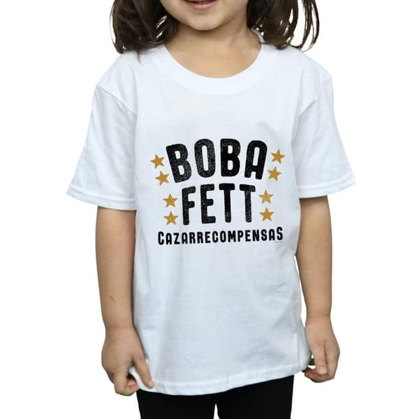 Star Wars Boba Fett Legends Tribute T-shirt i bomull för flickor