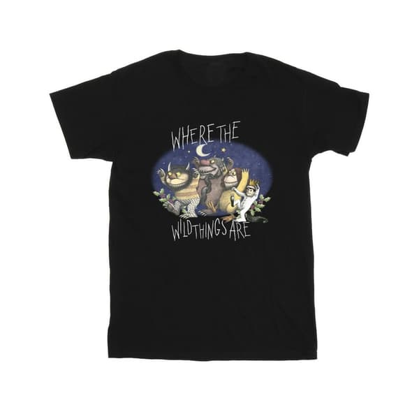 Where The Wild Things Are T-shirt i bomull för flickor