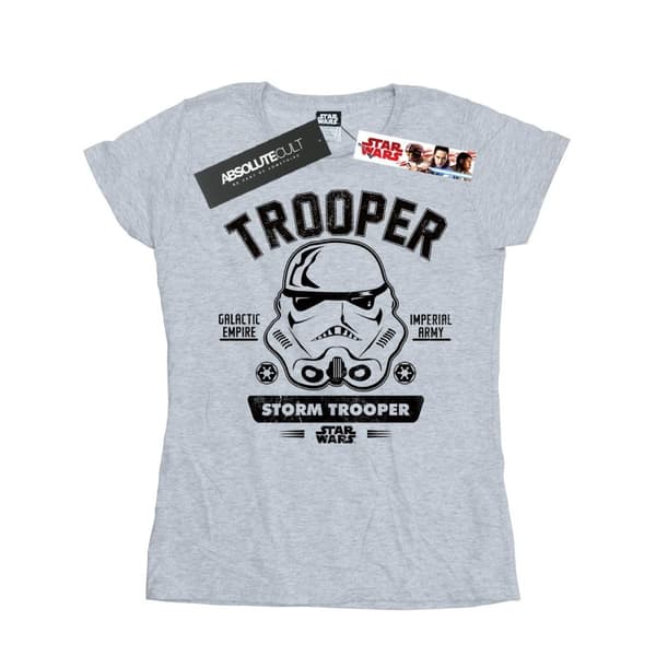 Star Wars Womens/Ladies Stormtrooper Collegiate Cotton T-Shirt