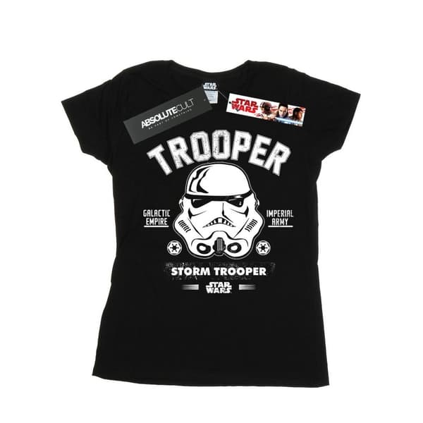 Star Wars Womens/Ladies Stormtrooper Collegiate Cotton T-Shirt