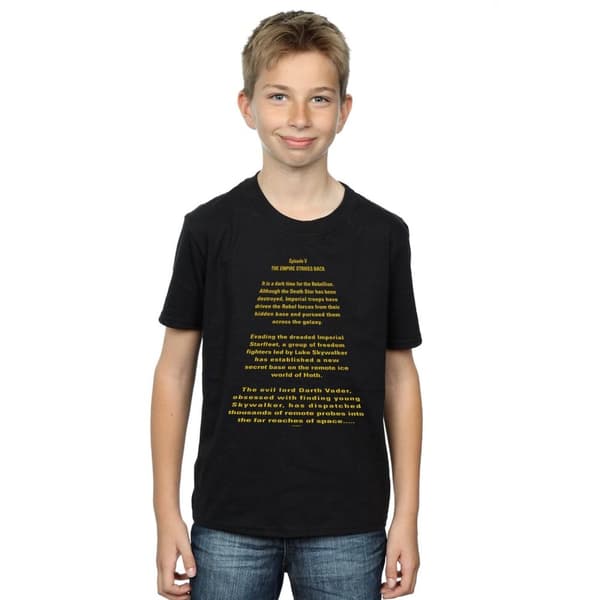 Star Wars Pojkar - Imperiet slår tillbaka - Opening Crawl T-shirt