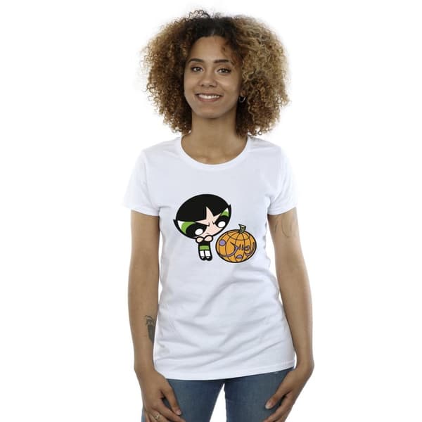 The Powerpuff Girls Womens/Ladies Girls Buttercup Pumpkin Cotton T-Shirt