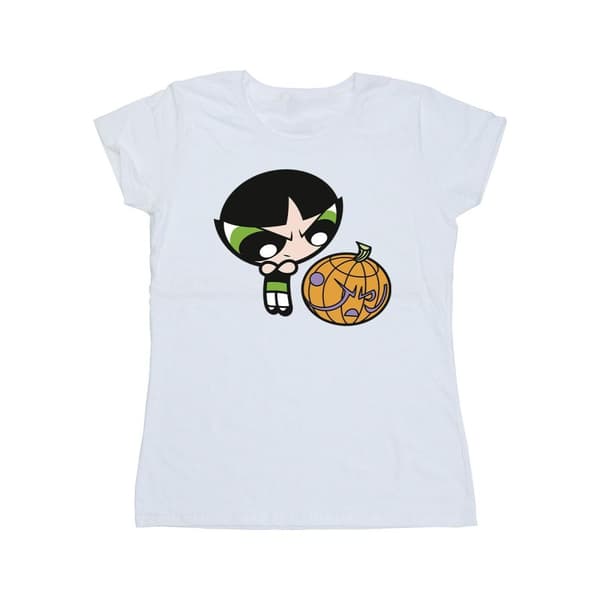 The Powerpuff Girls Womens/Ladies Girls Buttercup Pumpkin Cotton T-Shirt