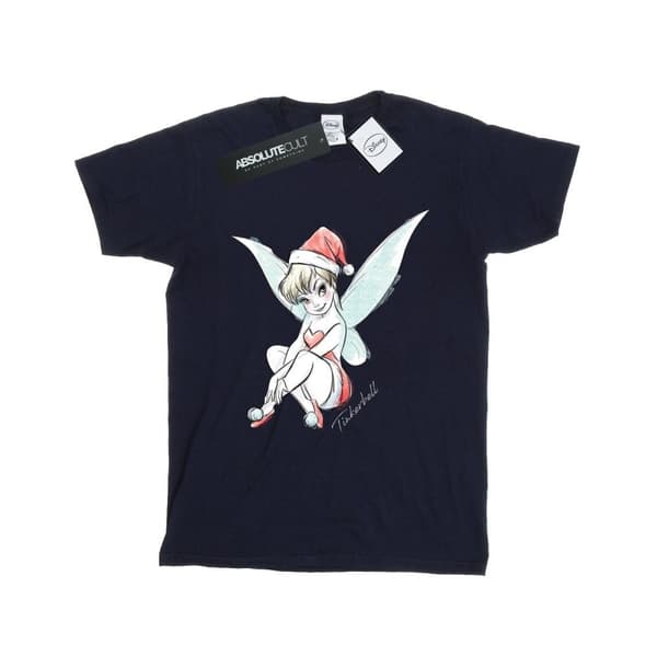 Disney Dam/Tjej Tinkerbell Christmas Fairy Boyfriend T-shirt i bomull