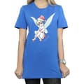 Miniatyrbillede 3 af 5: Disney Womens/Ladies Tinkerbell Christmas Fairy Cotton Boyfriend T-Shirt