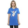 Miniatyrbillede 2 af 5: Disney Womens/Ladies Tinkerbell Christmas Fairy Cotton Boyfriend T-Shirt