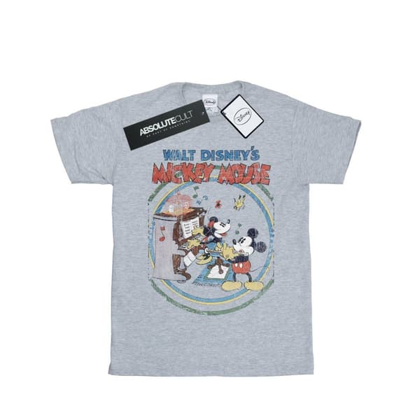 Disney Musse Pigg Piano T-shirt för herrar