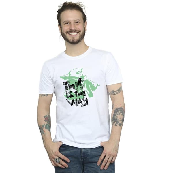 Star Wars Mens The Mandalorian This Is The Way Grogu T-shirt