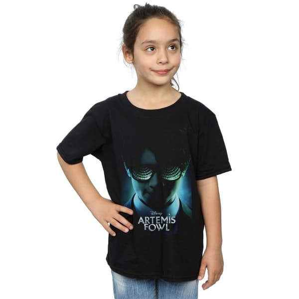 Disney T-shirt i bomull med Artemis Fowl-affisch för flickor