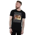 Miniatyrbillede 2 af 3: Friends Mens Fair Isle Holiday Armadillo T-Shirt