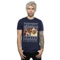 Miniatyrbillede 2 af 3: Friends Mens Fair Isle Holiday Armadillo T-Shirt