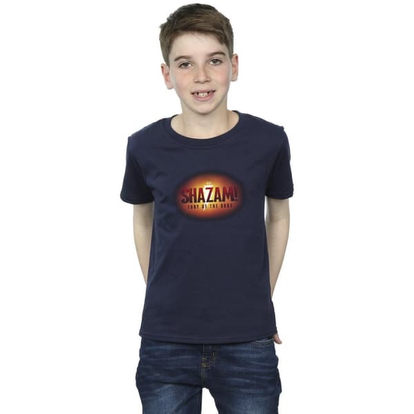 DC Comics Pojkar - Shazam Fury Of The Gods T-shirt med 3D-logotyp