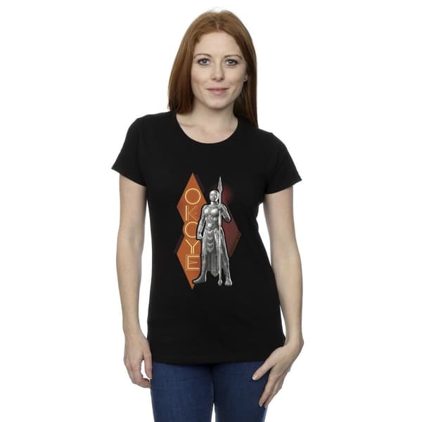 Marvel Womens/Ladies Wakanda Forever Okoye Stance Cotton T-Shirt