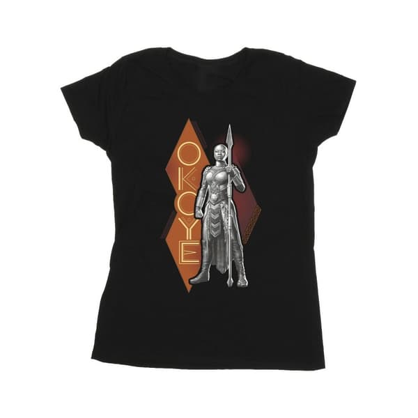 Marvel Womens/Ladies Wakanda Forever Okoye Stance Cotton T-Shirt