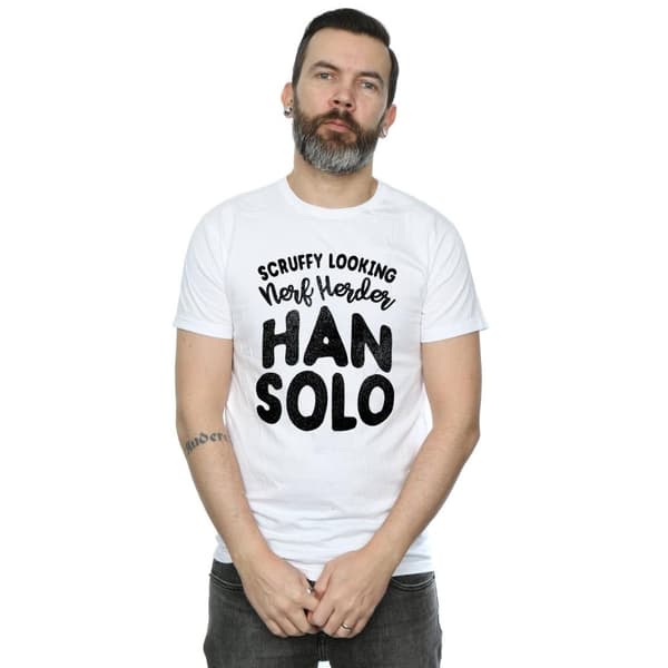 Star Wars Mens Han Solo Legends Tribute T-Shirt