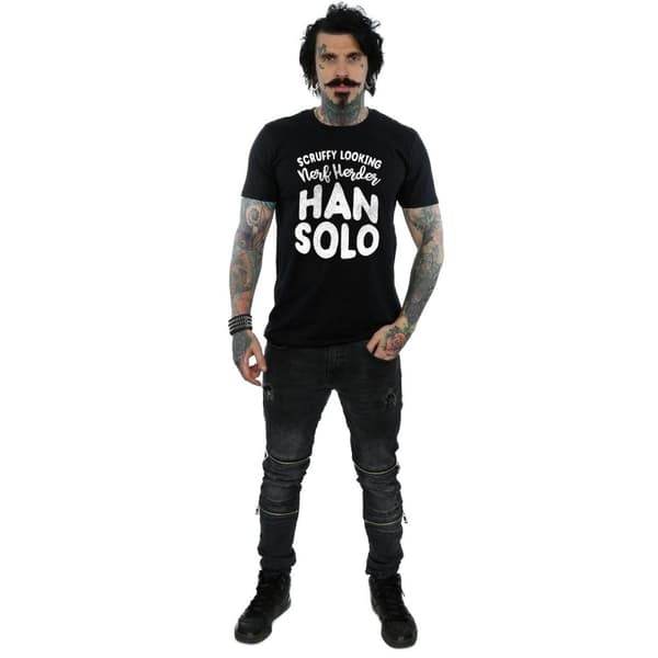 Star Wars Mens Han Solo Legends Tribute T-Shirt