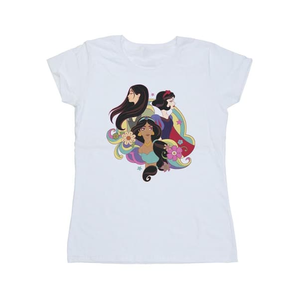 Disney Dam/Tjej Prinsessan Mulan Jasmine Snövit Bomulls-T-shirt