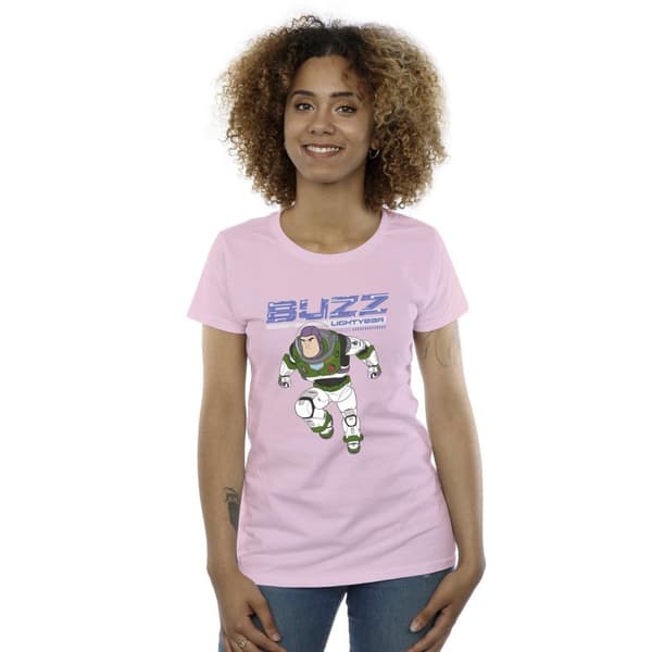 Disney Dam/Tjej Lightyear Buzz Jump To Action T-shirt i bomull